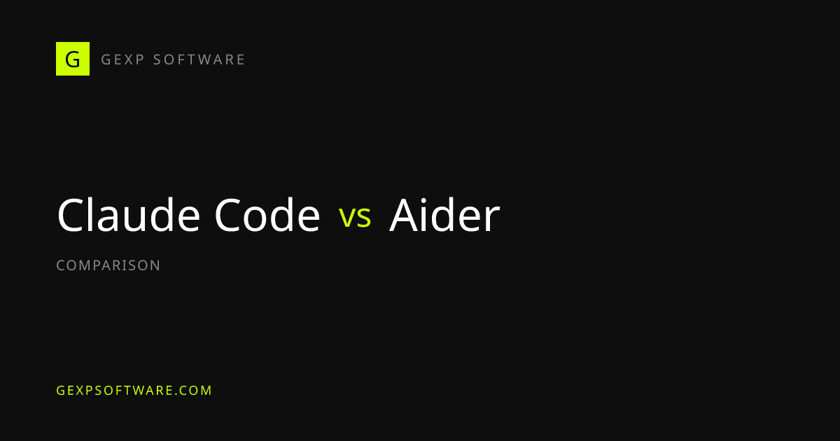 Claude Code vs Aider: Cual Es Mejor para Workflows de AI Coding en 2026?